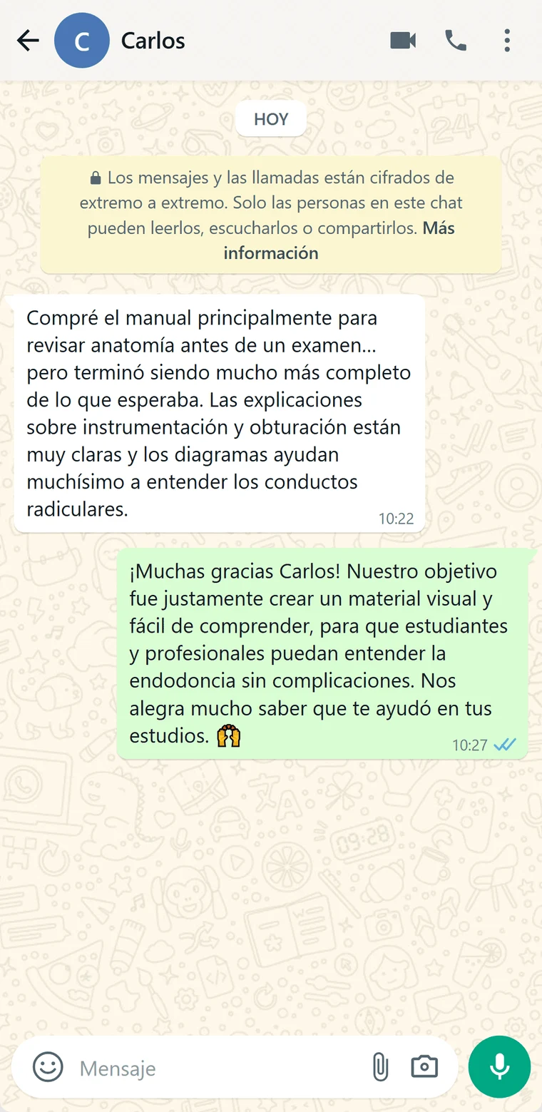 Testimonio de un estudiante